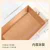 Caja de embalaje para sándwich, caja rectangular para pastel de nieve, caja desechable para pastel de hebras de carne, caja de embalaje para tiramisú