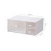 Caja de Almacenamiento de Escritorio Tipo Cajón Estante para Cosméticos Oficina Sala de Estar Apilable Caja de Almacenamiento para Papelería
