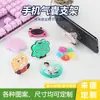 Soporte de airebag acrílico personalizado para teléfono, de forma única, con recubrimiento de resina, para uso de escritorio DIY, con diseños de caricaturas y anime, y fijación magnética