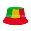 2027 Copa Africana Sombrero de Pescador Unisex Protección Solar Sombrilla Sombrero Cubo Evento de Fútbol Bandera Africana Sombrero de Aficionado