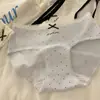 Ropa interior retro de lunares cómoda y transpirable para mujer, algodón puro, antibacteriana, estilo para cuatro estaciones, ropa interior de cintura media para mujer, bragas con entrepierna extendida