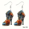 Pendientes Creativos de Acrílico, Pendientes de Acrílico Únicos y de Moda, Colgantes Más Vendidos, Pendientes de Zapatos de Tacón Alto Transfronterizos, Novedad