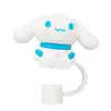 99 Anime 10MM Tapa para Popote Tapa para Popote a Prueba de Polvo Lindo Tapón para Popote Reciclaje Goma Suave Tapa para Popote de Silicona