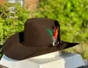 Chapéu de Cavaleiro de Lã Transfronteiriço Amazon Lazada Chapéu Estilo Xizang Estilo Punk Equitação Estilo Étnico Chapéu de Cowboy