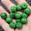 Contas secas de abóbora verde, contas soltas de jadeíta estilo vintage, contas cilíndricas verde esmeralda, contas espaçadoras e contas para fazer pulseiras e joias