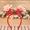 Decoraciones para actuaciones de fiesta de Navidad Mingguan regalos para niños suministros de Navidad hebilla para la cabeza banda para el cabello combinación fabricantes venta al por mayor