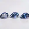 Moissanita de color 1-3 quilates forma especial de gota de agua moissanita piedra desnuda fabricantes al por mayor en stock enviar instrucciones código de cintura
