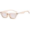 Lentes de Sol del Mismo Estilo de Jennie, Super Cool Retro Negros para Mujer de Moda Forma Cóncava Estilo Callejero Personalizados Gafas de Sol Cat Eye