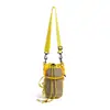 Bolsa Saco para Garrafa de Água com Cordão de Contraste de Cor 2026, Bolsa Transversal Única e Estilosa para Uso Externo, Camping e Caminhada, Bolsa da Moda para Armazenamento de Celular