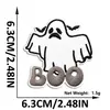 Parche Bordado de Bruja Calabaza de Halloween Parche de Fantasma de Dibujos Animados Decoración Festiva Parche Bordado de Fantasma Termoadhesivo