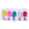 Señuelo Cebo Rana Flotante Micro 3cm 3.7g Señuelo Luminoso Cebo Blando Rana Mini Señuelo Artificial Equipo de Pesca Set