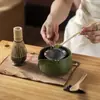 Set de batidor de té matcha para hacer té matcha, Herramienta para remover té de la dinastía Sui, Set de batidor de té cepillo matcha de bambú japonés