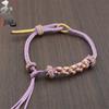 Cuerda de pulsera de flor de durazno Sansheng Sanshi Shili, pulsera de cuentas diy, puede ensartar pulsera de joyería, cuerda de muñeca para pareja de hombres y mujeres