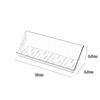 Caja de Almacenamiento para Inodoro de Compra Excesiva Organizador Diagonal de Boca Montado en Pared para Lavabo de Baño Lápiz Labial Cosméticos