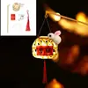 Caos de Natal Chaoshan Lanterna Pequena Portátil de Bambu Saco de Material DIY Feito à Mão Barraca de Lanternas Antigas Decoração para Pendurar