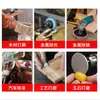 Papel de lija flocado de 5 pulgadas para metal carpintería lijado amoladora angular pulido ventosa redonda respaldo de terciopelo lija autoadhesiva pulido