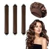 Rizador transfronterizo de 3 ganchos sin calor, rizador de goma, herramienta para rizar el cabello en ondas grandes, rulos para dormir
