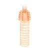 Funda de cristal con forma de lengua de gato sexy, colmillos, dientes de tigre, partículas de impacto, funda para pene, juguetes sexuales para hombres