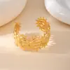 Pulsera Abierta de Acero Inoxidable con Empalme Geométrico Irregular Estilo Lava Europea y Americana Pulsera de Moda Única con Patrón de Ola de Agua