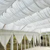 Cortinas decorativas de gasa para techo para casas de huéspedes, tragaluces, invernaderos, restaurantes, salones de belleza, creando un ambiente interior y proporcionando sombra