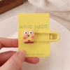 Pinza para el Cabello de Bob Esponja Estilo Estrella para Mujeres Parte Trasera de la Cabeza Paixing Linda Pinza para el Flequillo Pinza Lateral de Pato Pinza para el Cabello