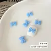 Accesorios de Uñas Artísticas Tendencia en Línea: Pajaritas Versátiles de Colores Mate 3D Decoraciones para Uñas de Resina DIY