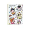Pollito Amarillo Xiaoxin Cuaderno de Páginas de Color A5 Lindo Dibujo Animado Cuaderno de Cuero Estilo Japonés Estudiante Aspecto Atractivo Agenda de Mano