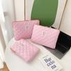 Nueva funda protectora para tableta o iPad de estilo coreano a cuadros de 13 y 14 pulgadas.