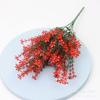 Simulação de parede de planta com grama Flor de plástico em vaso de planta Handle Bundle Plantas aquáticas Plantas verdes Jardim Engenharia Paisagismo Artificial Flower Plug-in
