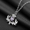 Suministro transfronterizo AliExpress Personalidad Retro Campo de batalla antiguo Legendario Colgante de joyería Collar de cardo escocés nórdico