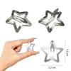 Horquilla de estrella de cinco puntas transfronteriza flequillo lateral clip para la parte posterior de la cabeza horquillas rotas simples espacios en blanco para horquillas
