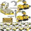 Blocos de Construção de Partículas Pequenas de Animais Caixa Pequena Compatível com Lego Carrinhos Montados Brinquedos Gashapon Infantis Dinossauro Presente Institucional