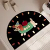 Alfombra de Baño de Dibujos Animados Lindos, Absorbente, Suave, Alfombra de Suelo de Barro de Diatomeas, Alfombra de Baño, Resistente a Manchas, Fácil de Cuidar, Secado Rápido, Alfombra Antideslizante