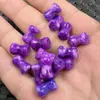 Accesorios Wenwan Cuentas sueltas de jade Cuentas sueltas de bambú verde seco morado Cuarzo jade de roca Festival Cuentas sueltas de alta pulsera Cuentas de Buda cuentas