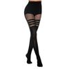 Etiqueta de Coche Disponible Medias de Red de Halloween Europeas y Americanas de Tubo Alto, Calcetines de Red, Medias de Seda, Medias de Rejilla con Aberturas, Pantimedias de Malla Patchwork