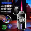 Spinner de punta de dedo, encendedor inflable a prueba de viento, nuevo encendedor láser multifuncional creativo, regalo para novio, encendedor giratorio