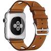 Adequado para Apple Watch Iwatch6/Se/5/4/3 Geração Pulseira Apple Watch de Couro Hermes Cor Contrastante Loop Único