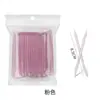Palo de cristal para decoración de uñas 7.5cm palo de naranja punto de empuje de piel muerta palo de taladro palo de pegamento doble cristal palo naranja 8.5 al por mayor