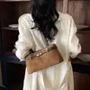 Bolsa popular para el antebrazo para mujer tendencia 2026, de un solo hombro, moda casual, bolsa versátil para el día a día este año, estampado de leopardo estilo vintage