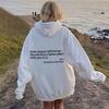 Sudadera con Capucha Querida Persona Detrás de Mí Sudadera Abrigo Querida Persona Detrás de Mí