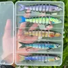 Caixa com Jogo de Varas de Pesca de Fábrica Transfronteiriça Peixe de Seções Múltiplas Isca de 8 Seções Isca de Afundar Equipamento de Pesca Rígido Personalização