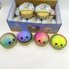 Juguete Squishy de Pan Realista con Purpurina Arcoíris TPR para Alivio del Estrés, Rebote Lento, Caja Sorpresa de Vaporizador