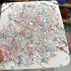 Popular Alta Calidad Super Hada Tarjeta Ladrillo Material DIY Cristal Transparente Grava Manicura Portátil Joyería de Perlas Accesorios