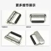Manija plegable con resorte Sco, manija para estuche de instrumento de caja de aluminio de aviación, manija de acero inoxidable para caja de almacenamiento E5203