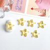 Joyería para uñas de estrella de mar moca accesorios de carcasa de teléfono móvil lindos tridimensionales usar uña uña pendiente para uñas venta al por mayor mezcla de colores