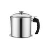 Olla de aceite de acero inoxidable 304, olla con filtro de aceite de gran capacidad, olla de aceite doméstica con malla filtrante, olla con filtro de aceite, tanque de almacenamiento de aceite, taza de filtro