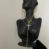 Collar en Capas con Borla de Cadena Dorada Estilo Europeo y Americano con Pedrería para Mujer, Cadena para Clavícula con Diseño de Nicho a la Moda, Cadena para el Cuello Elegante