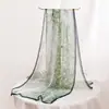 Bufanda de Seda para Mujer de Seda de Morera, Bufanda Larga Estampada para Protección Solar, Recuerdo, Chal Ligero de Lujo de Alta Gama, Dropshipping