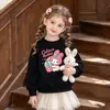 Sudadera Infantil 2026 Primavera y Otoño Nuevo Estilo Niños y Niñas Versión Coreana Moda Tops Colección Holgada Manga Larga Camiseta Base