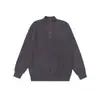 Marca de Moda Americana North Boundary para Hombre 2025 Otoño Nuevo Suéter de Cuello Medio Jersey para Hombre Chaqueta de Suéter Tejida con Cuello Alto